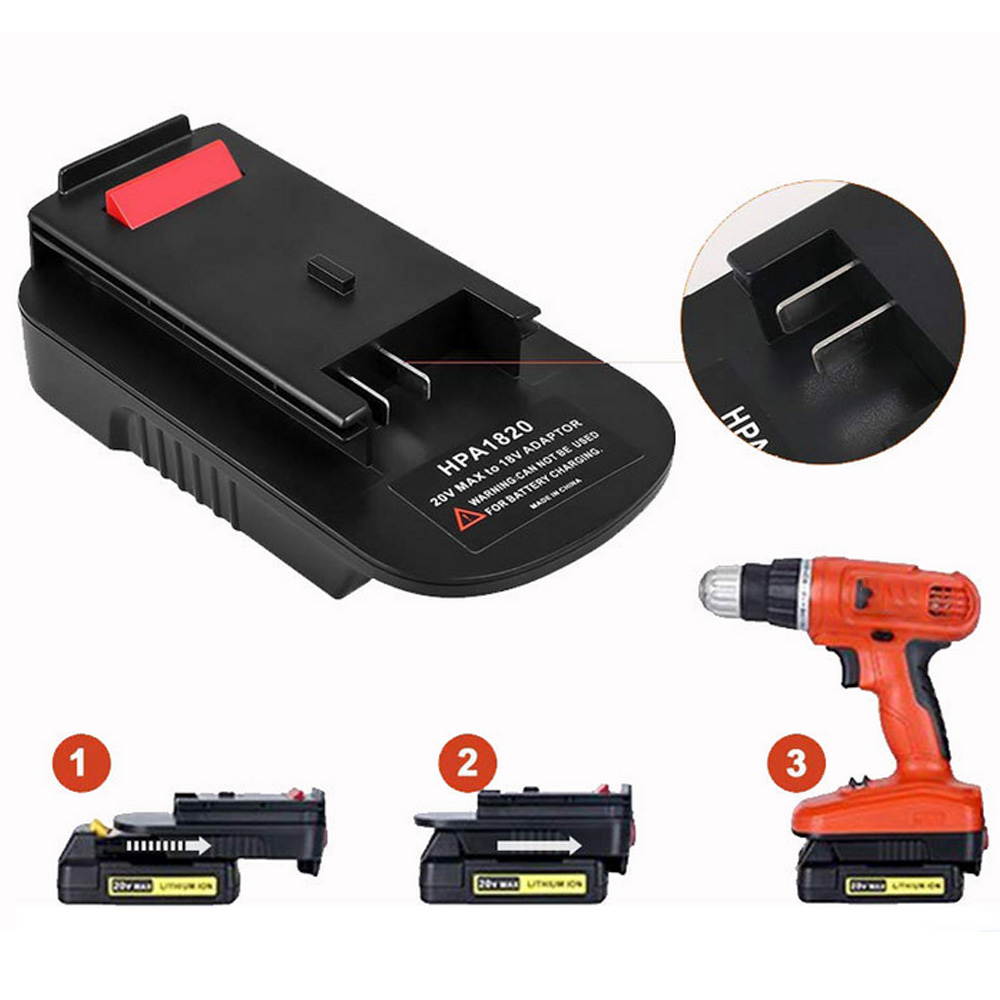 Black+Decker Tool 20V Max - Сменный адаптер HPA1820 для кабеля Black