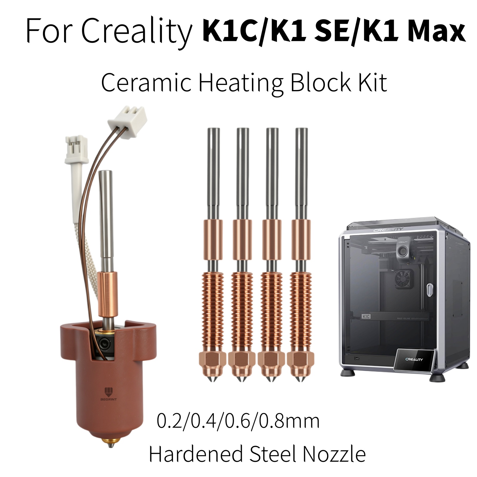 Creality Printer K1 - Горячий элемент (хотэнд) для Creality K1C
